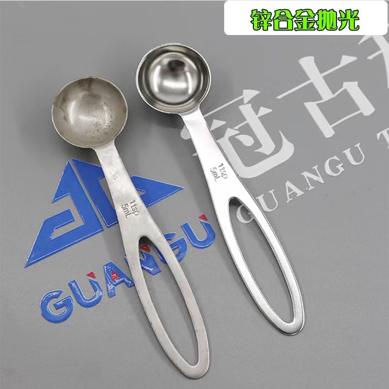 Zinc alloy gauge polishing