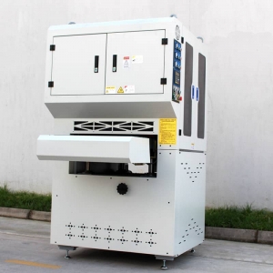 Flat drawing and polishing machine